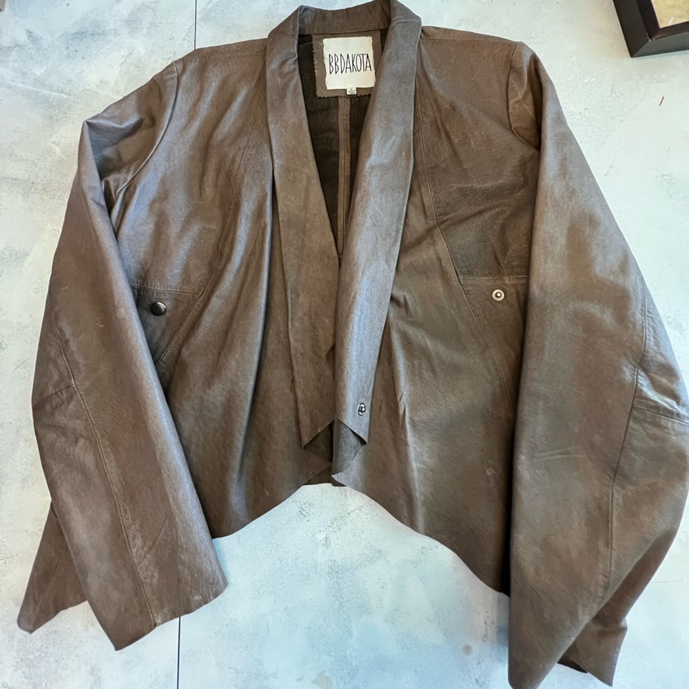 BB Dakota leather jacket L